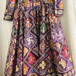 Colorful Kids Dress with Intricate Patterns